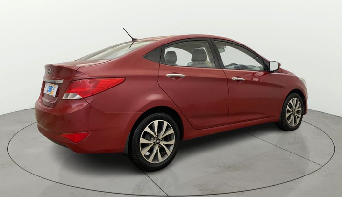 2015 Hyundai Verna FLUIDIC 4S 1.6 VTVT S(O), Petrol, Manual, 42,595 km, Right Back Diagonal