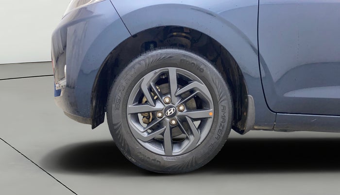 2022 Hyundai GRAND I10 NIOS SPORTZ AMT 1.2 KAPPA VTVT, Petrol, Automatic, 24,573 km, Left Front Wheel