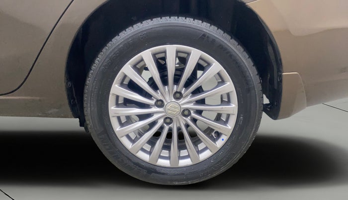 2018 Maruti Ciaz ALPHA  AT 1.4  PETROL, Petrol, Automatic, 1,10,082 km, Left Rear Wheel