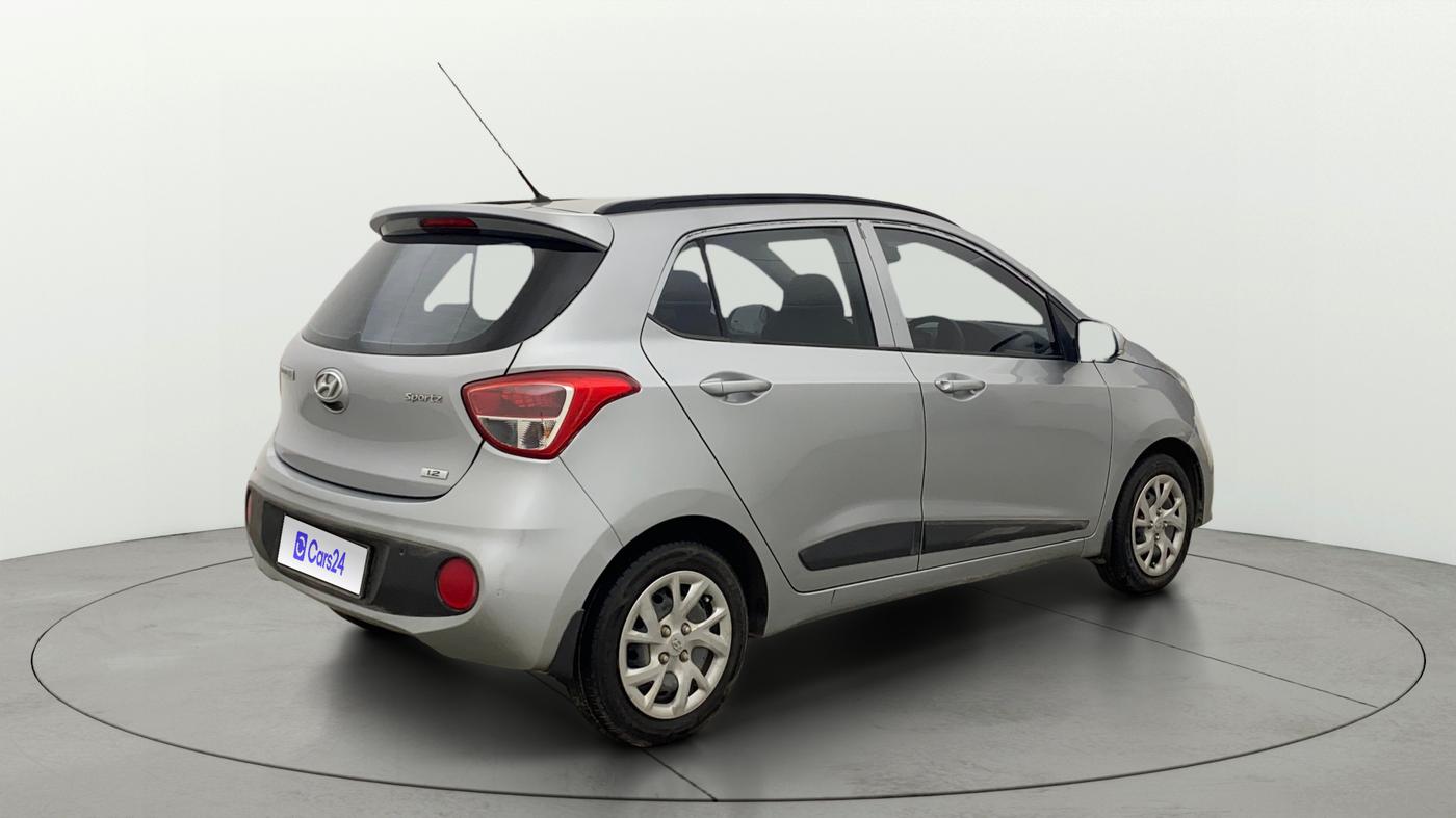 2019 Hyundai Grand i10 SPORTZ 1.2 KAPPA VTVT, Petrol, Manual, 67,982 km, Right Back Diagonal