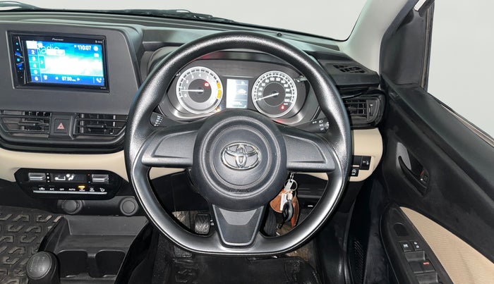 2024 Toyota Glanza E, Petrol, Manual, 13,398 km, Steering Wheel Close Up