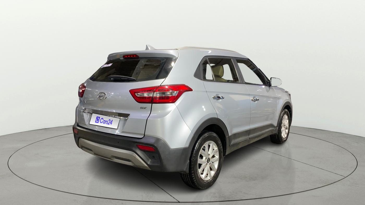 2020 Hyundai Creta SX AT 1.6 DIESEL, Diesel, Automatic, 24,549 km, Right Back Diagonal