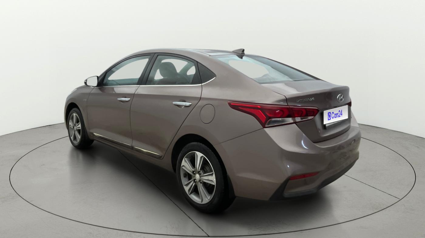 2019 Hyundai Verna 1.6 VTVT SX + AT, Petrol, Automatic, 48,952 km, Left Back Diagonal