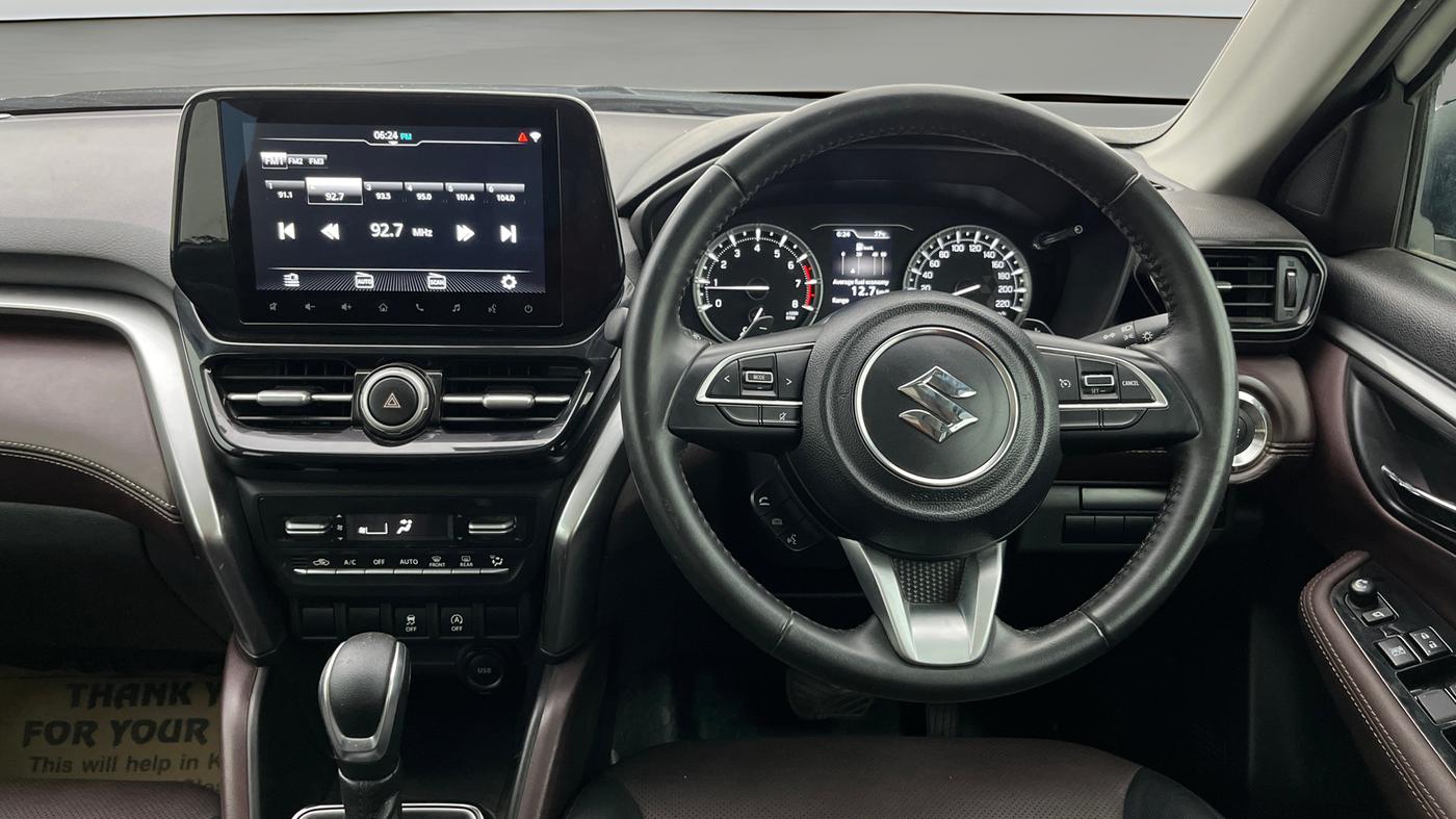 2022 Maruti Grand Vitara ALPHA SMART HYBRID AT, Petrol, Automatic, 33,060 km, Steering Wheel Close Up