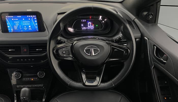 2022 Tata NEXON XZA PLUS PETROL DARK EDITION, Petrol, Automatic, 62,203 km, Steering Wheel Close Up