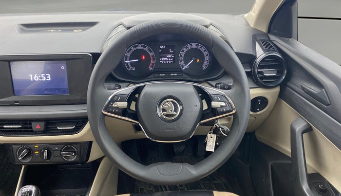 2022 Skoda SLAVIA ACTIVE 1.0L TSI MT, Petrol, Manual, 42,835 km, Steering Wheel Close Up