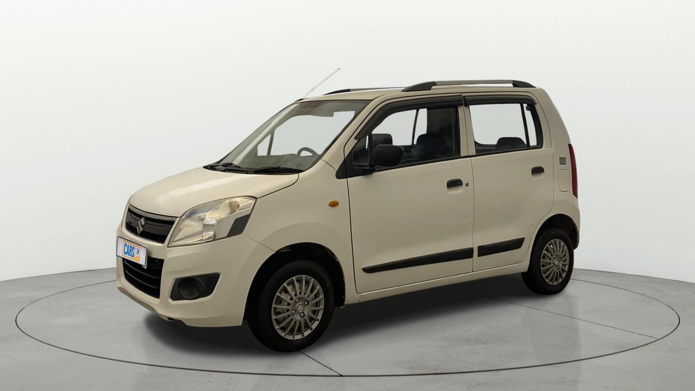 2018 Maruti Wagon R 1.0 LXI CNG, CNG, Manual, 50,979 km, Left Front Diagonal
