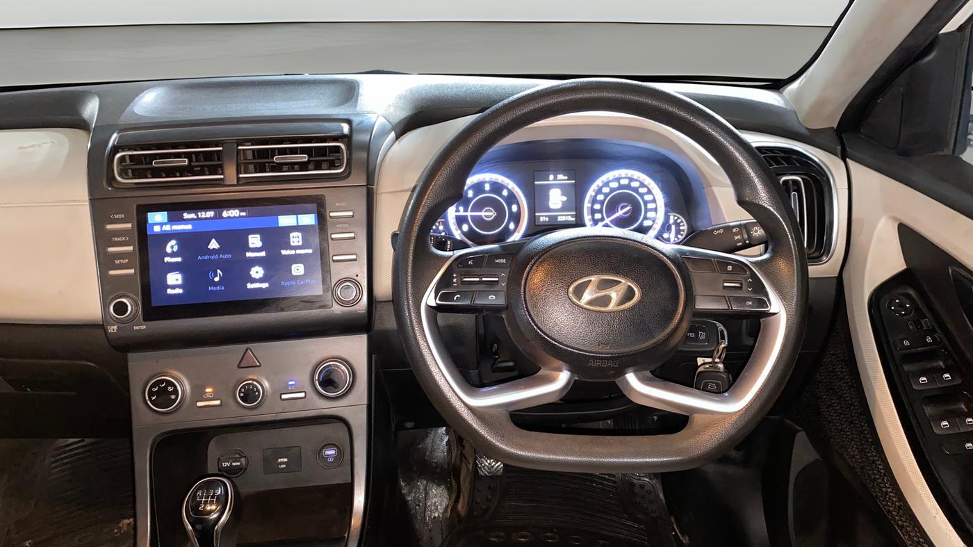 2022 Hyundai Creta EX 1.5 DIESEL, Diesel, Manual, 22,498 km, Steering Wheel Close Up