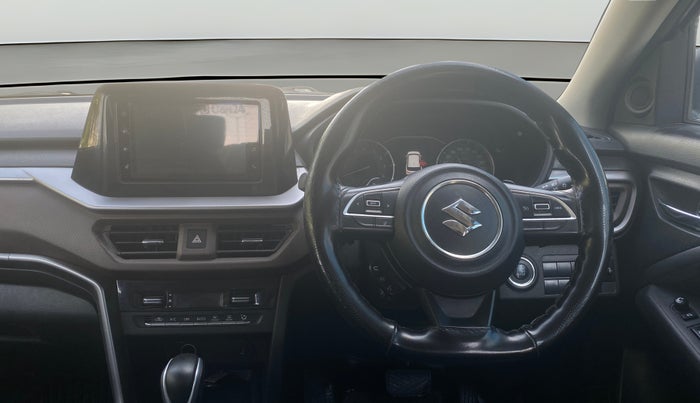 2023 Maruti BREZZA ZXI AT SMART HYBRID, Petrol, Automatic, 60,097 km, Steering Wheel Close Up