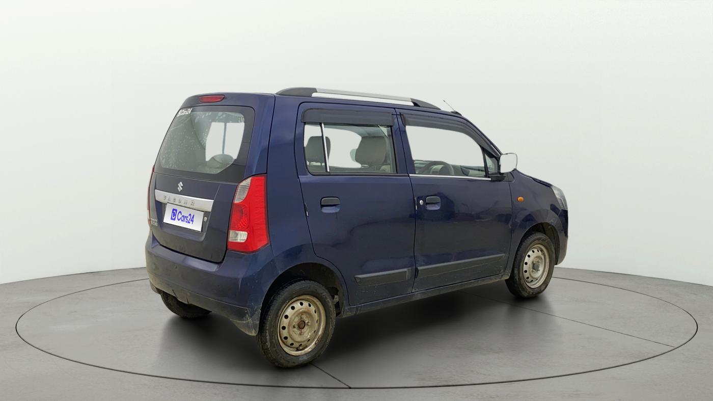 2018 Maruti Wagon R 1.0 LXI CNG, CNG, Manual, 29,874 km, Right Back Diagonal