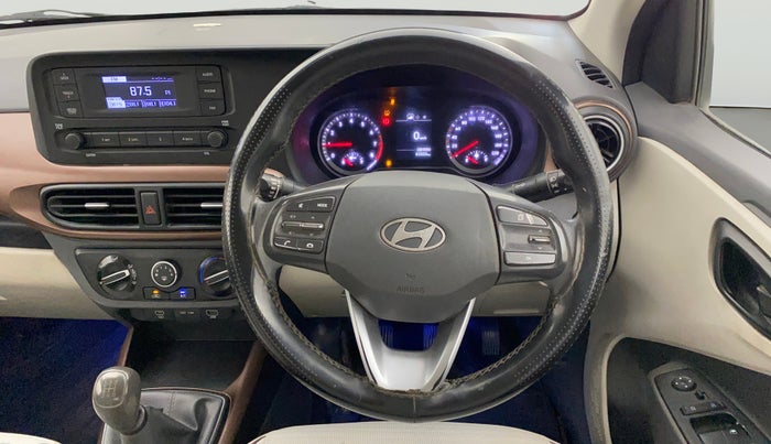 2023 Hyundai AURA S 1.2 CNG, CNG, Manual, 83,331 km, Steering Wheel Close Up