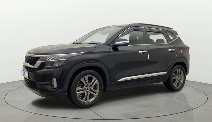2021 KIA SELTOS HTX IVT 1.5 PETROL, Petrol, Automatic, 60,846 km, Left Front Diagonal