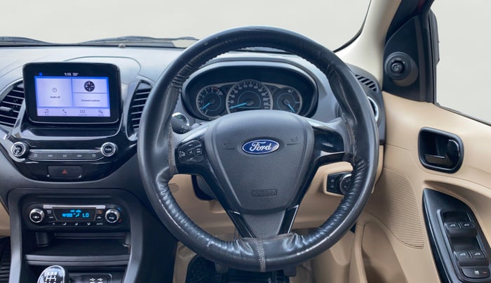 2019 Ford Figo Aspire TITANIUM PLUS 1.5 DIESEL, Diesel, Manual, 1,28,065 km, Steering Wheel Close Up