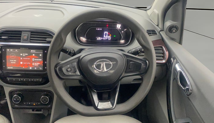 2021 Tata TIGOR XZ PLUS PETROL, Petrol, Manual, 36,206 km, Steering Wheel Close Up