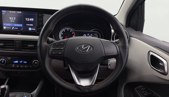 2021 Hyundai GRAND I10 NIOS SPORTZ AMT 1.2 KAPPA VTVT, Petrol, Automatic, 22,653 km, Steering Wheel Close Up