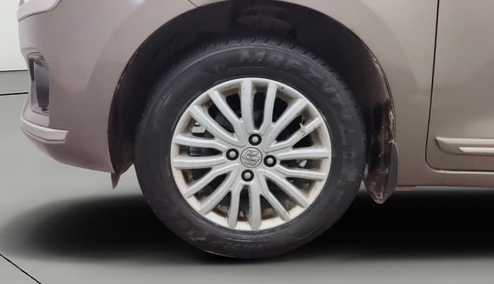 2017 Maruti Dzire ZXI, Petrol, Manual, 79,372 km, Left Front Wheel