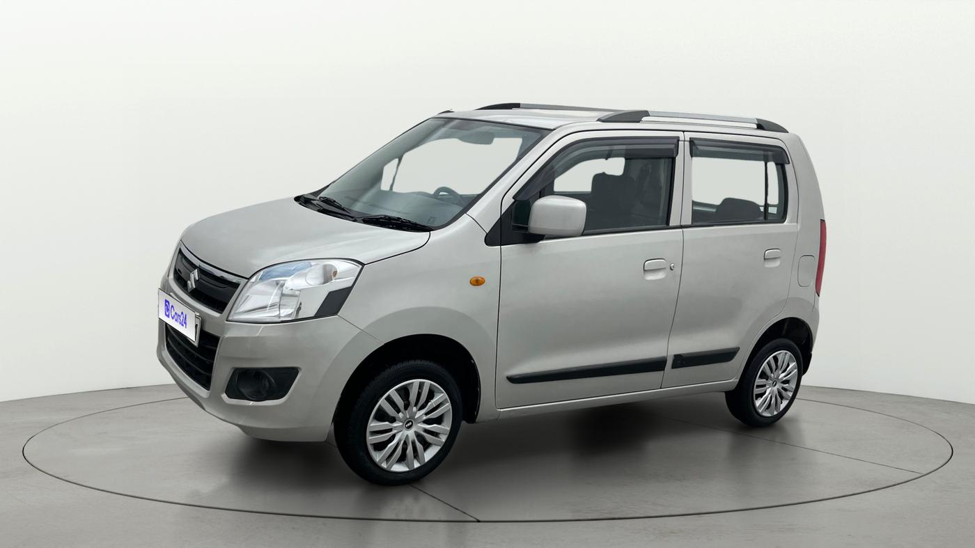 2017 Maruti Wagon R 1.0 VXI AMT, Petrol, Automatic, 26,796 km, Left Front Diagonal