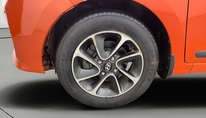 2018 Hyundai Grand i10 SPORTZ (O) AT 1.2 KAPPA VTVT, Petrol, Automatic, 59,569 km, Left Front Wheel