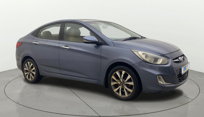 2014 Hyundai Verna FLUIDIC 1.6 VTVT SX OPT, Petrol, Manual, 99,204 km, Right Front Diagonal