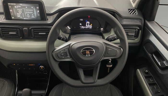 2025 Tata PUNCH Adventure Plus AMT, Petrol, Automatic, 11,142 km, Steering Wheel Close Up