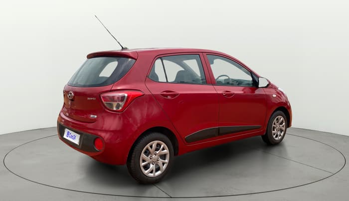 2017 Hyundai Grand i10 SPORTZ 1.2 KAPPA VTVT, Petrol, Manual, 52,884 km, Right Back Diagonal
