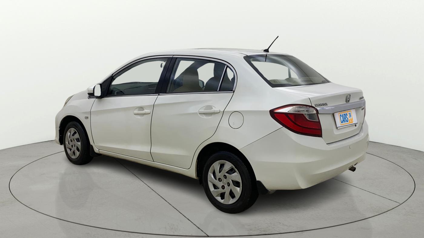2017 Honda Amaze 1.5L I-DTEC S, Diesel, Manual, 1,13,855 km, Left Back Diagonal