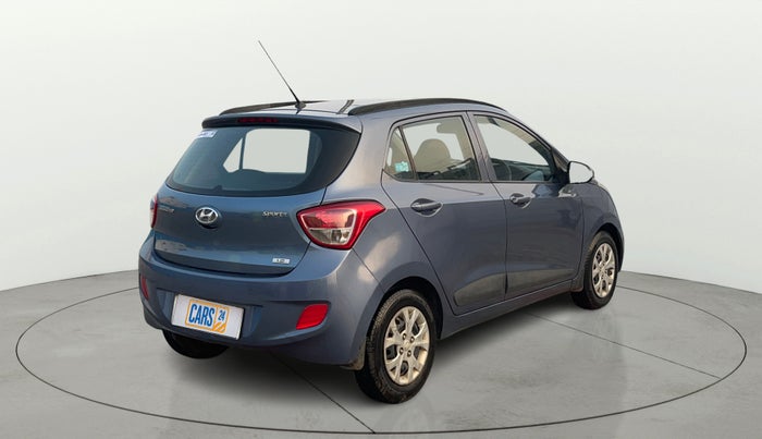 2016 Hyundai Grand i10 SPORTZ 1.2 KAPPA VTVT, Petrol, Manual, 48,070 km, Right Back Diagonal