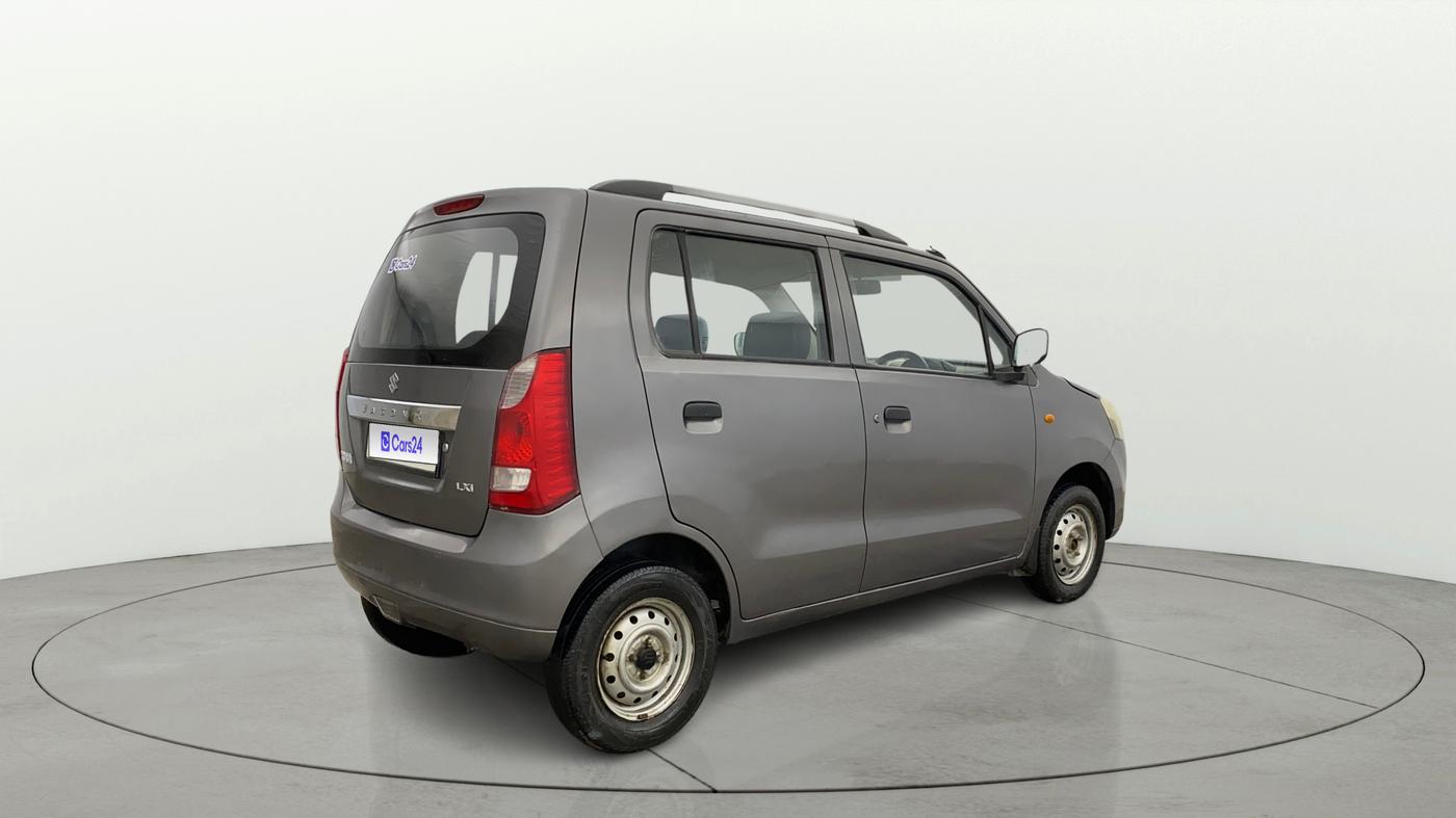 2012 Maruti Wagon R 1.0 LXI, Petrol, Manual, 56,980 km, Right Back Diagonal
