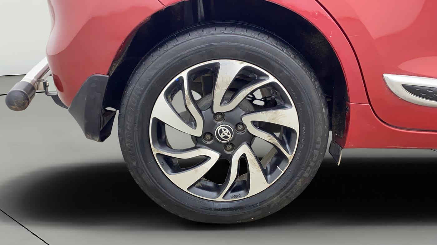 2019 Toyota Glanza G CVT, Petrol, Automatic, 51,972 km, Right Rear Wheel
