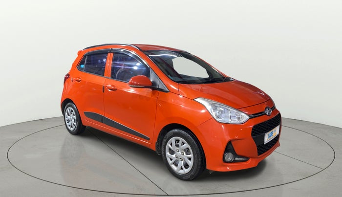 2018 Hyundai Grand i10 SPORTZ 1.2 KAPPA VTVT, Petrol, Manual, 63,943 km, Right Front Diagonal
