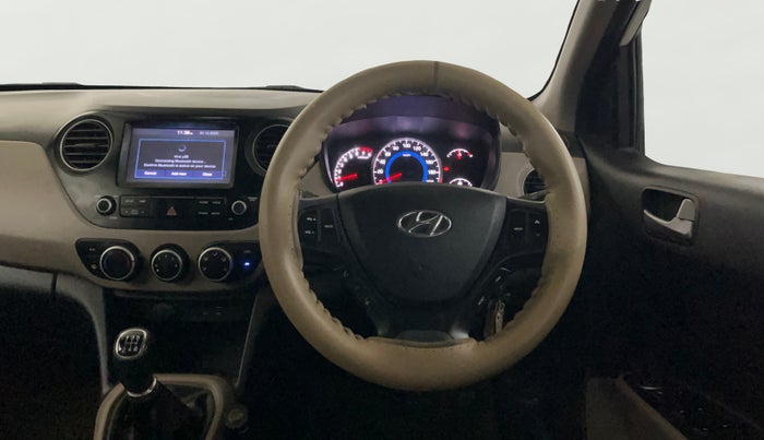 2017 Hyundai Grand i10 SPORTZ (O) 1.2 KAPPA VTVT, Petrol, Manual, 79,959 km, Steering Wheel Close Up