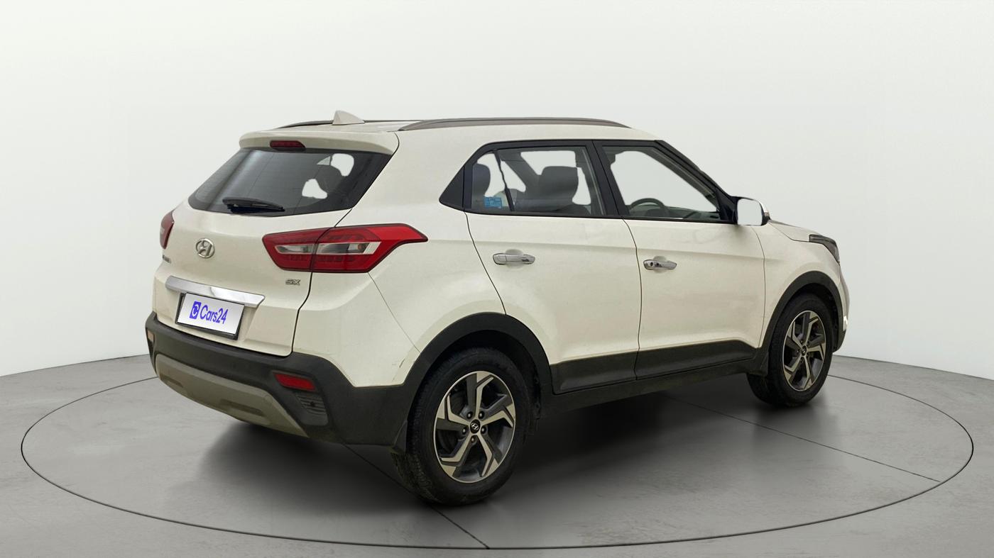 2019 Hyundai Creta SX (O) 1.6 PETROL, Petrol, Manual, 62,286 km, Right Back Diagonal