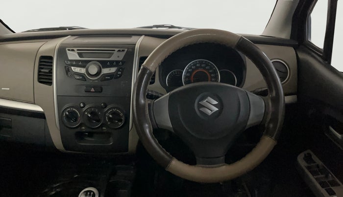 2013 Maruti Wagon R 1.0 VXI, Petrol, Manual, 98,532 km, Steering Wheel Close Up