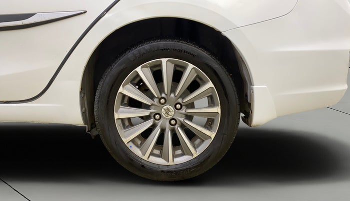 2018 Maruti Ciaz ALPHA 1.5 SHVS PETROL, CNG, Manual, 80,168 km, Left Rear Wheel