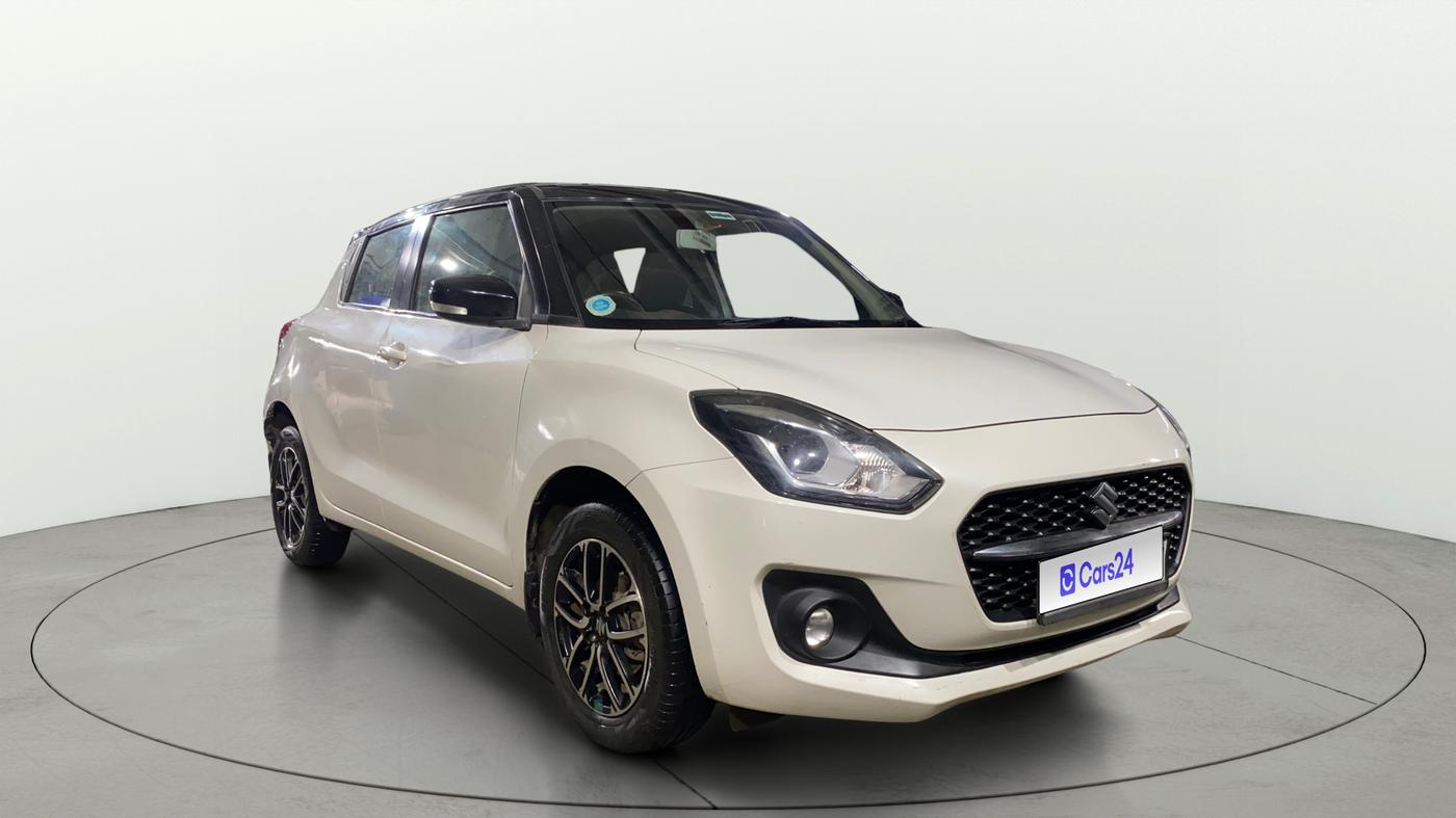 2023 Maruti Swift ZXI PLUS AMT DUAL TONE, Petrol, Automatic, 58,445 km, Right Front Diagonal