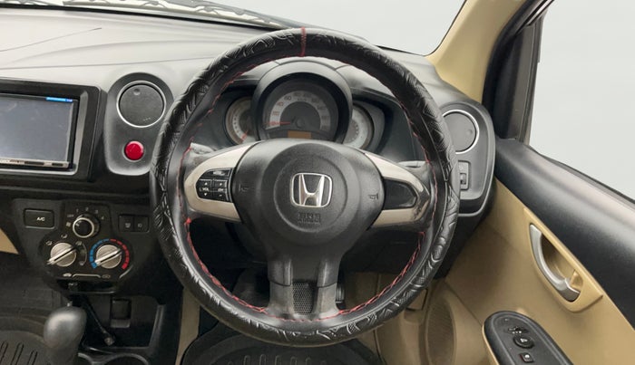 2014 Honda Brio VX AT, Petrol, Automatic, 87,010 km, Steering Wheel Close Up