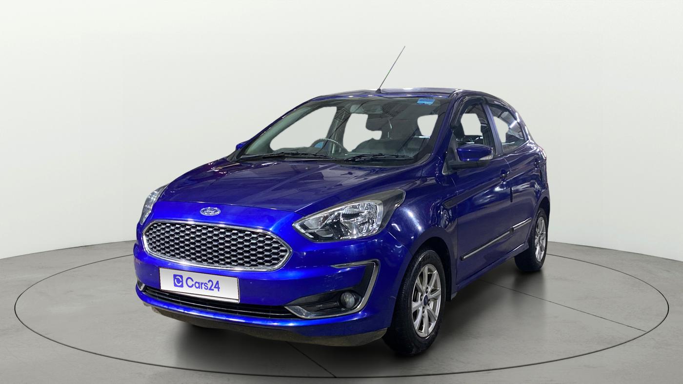 2019 Ford New Figo TITANIUM 1.2 PETROL MT, Petrol, Manual, 28,035 km, Left Front Diagonal