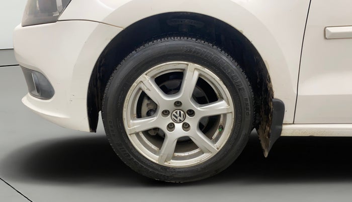 2012 Volkswagen Vento HIGHLINE PETROL AT, Petrol, Automatic, 1,12,420 km, Left Front Wheel