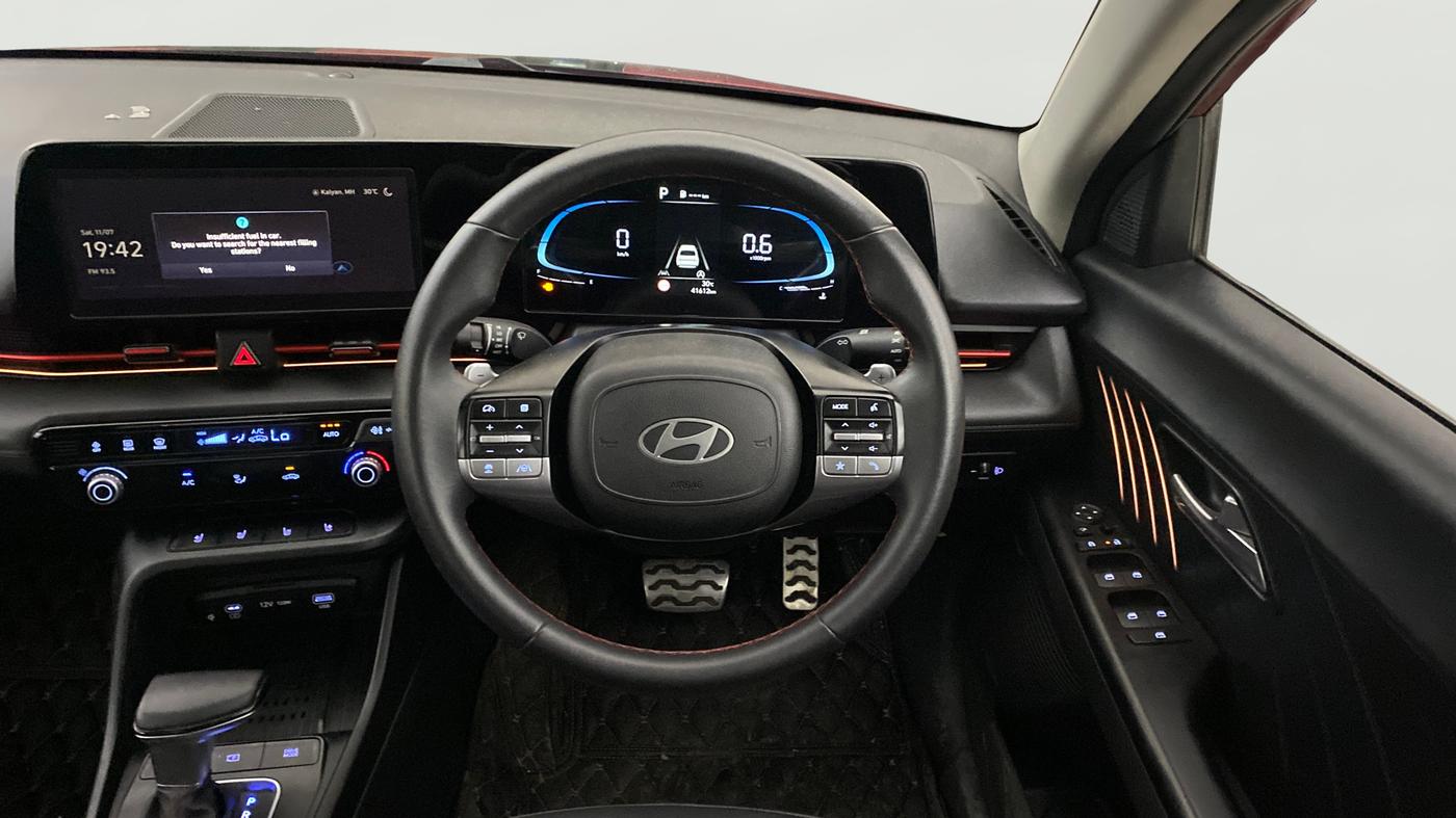 2023 Hyundai Verna SX (O) 1.5 TURBO PETROL DCT, Petrol, Automatic, 41,611 km, Steering Wheel Close Up
