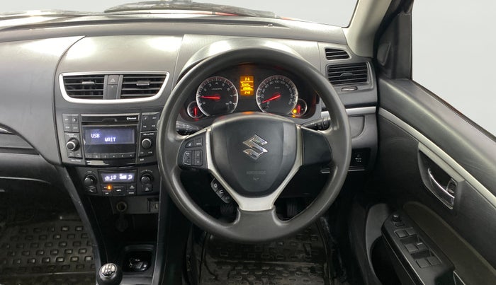 2014 Maruti Swift ZXI, Petrol, Manual, 89,888 km, Steering Wheel Close Up