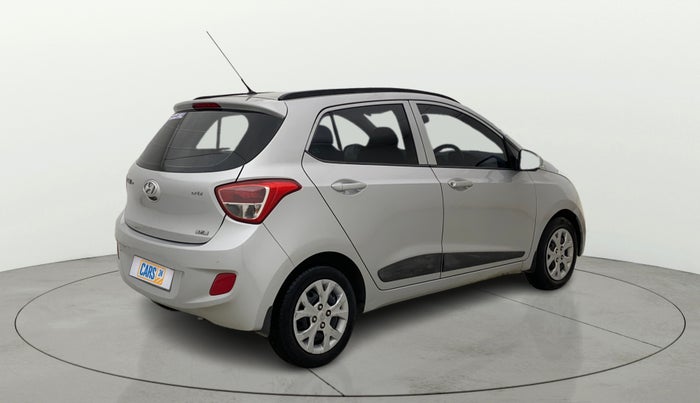 2016 Hyundai Grand i10 SPORTZ 1.2 KAPPA VTVT, Petrol, Manual, 37,395 km, Right Back Diagonal