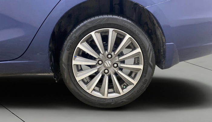 2019 Maruti Ciaz ALPHA  AT 1.5 SHVS PETROL, Petrol, Automatic, 55,677 km, Left Rear Wheel