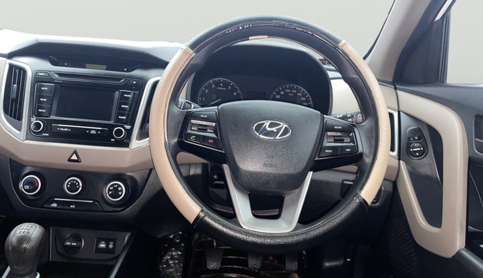 2017 Hyundai Creta E PLUS 1.6 PETROL, Petrol, Manual, 40,289 km, Steering Wheel Close Up