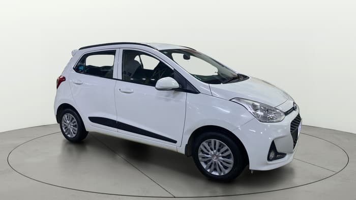 2019 Hyundai Grand i10 SPORTZ 1.2 KAPPA VTVT, Petrol, Manual, 21,369 km, Right Front Diagonal