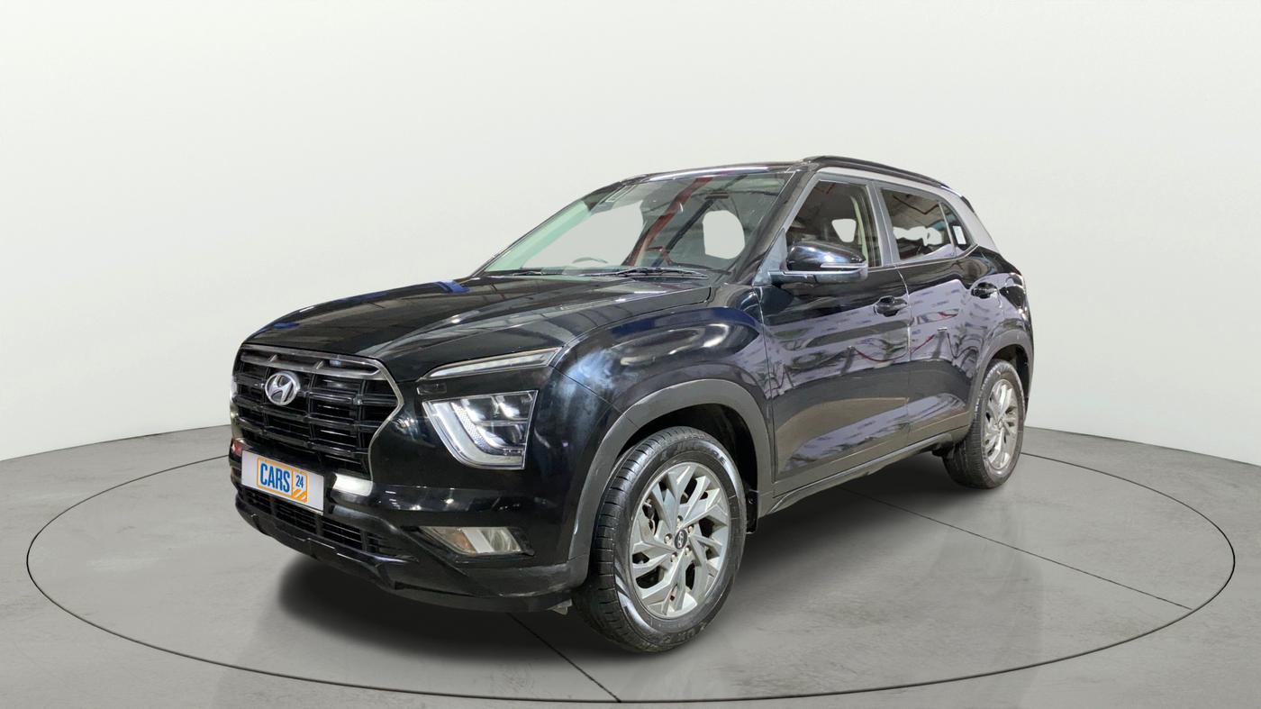 2020 Hyundai Creta SX (O) 1.4 TURBO DCT, Petrol, Automatic, 51,467 km, Left Front Diagonal