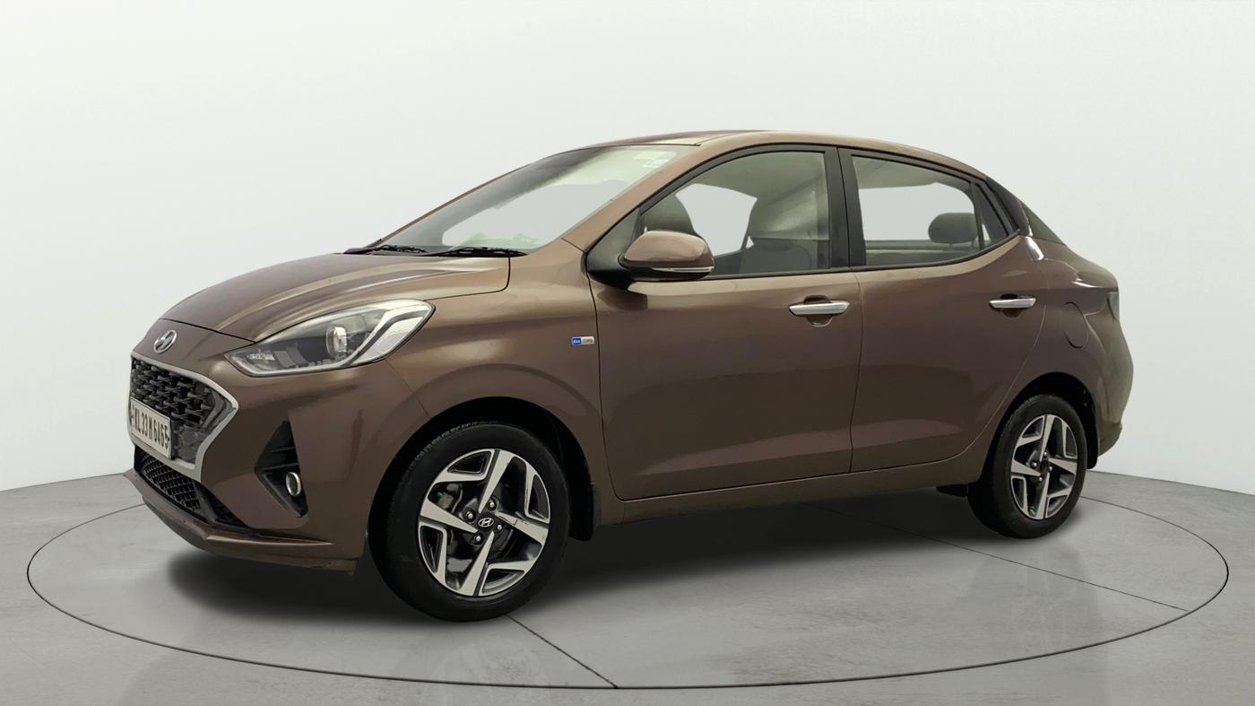 2020 Hyundai AURA SX PLUS 1.2 AMT CRDI, Diesel, Automatic, 94,513 km, Left Front Diagonal
