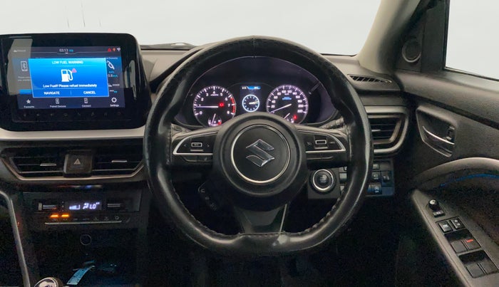 2023 Maruti BREZZA ZXI + SMART HYBRID, Petrol, Manual, 51,975 km, Steering Wheel Close Up