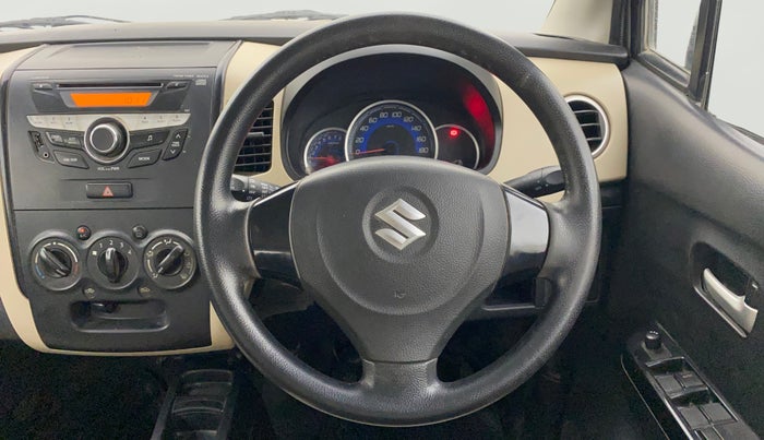 2017 Maruti Wagon R 1.0 VXI, Petrol, Manual, 62,890 km, Steering Wheel Close Up