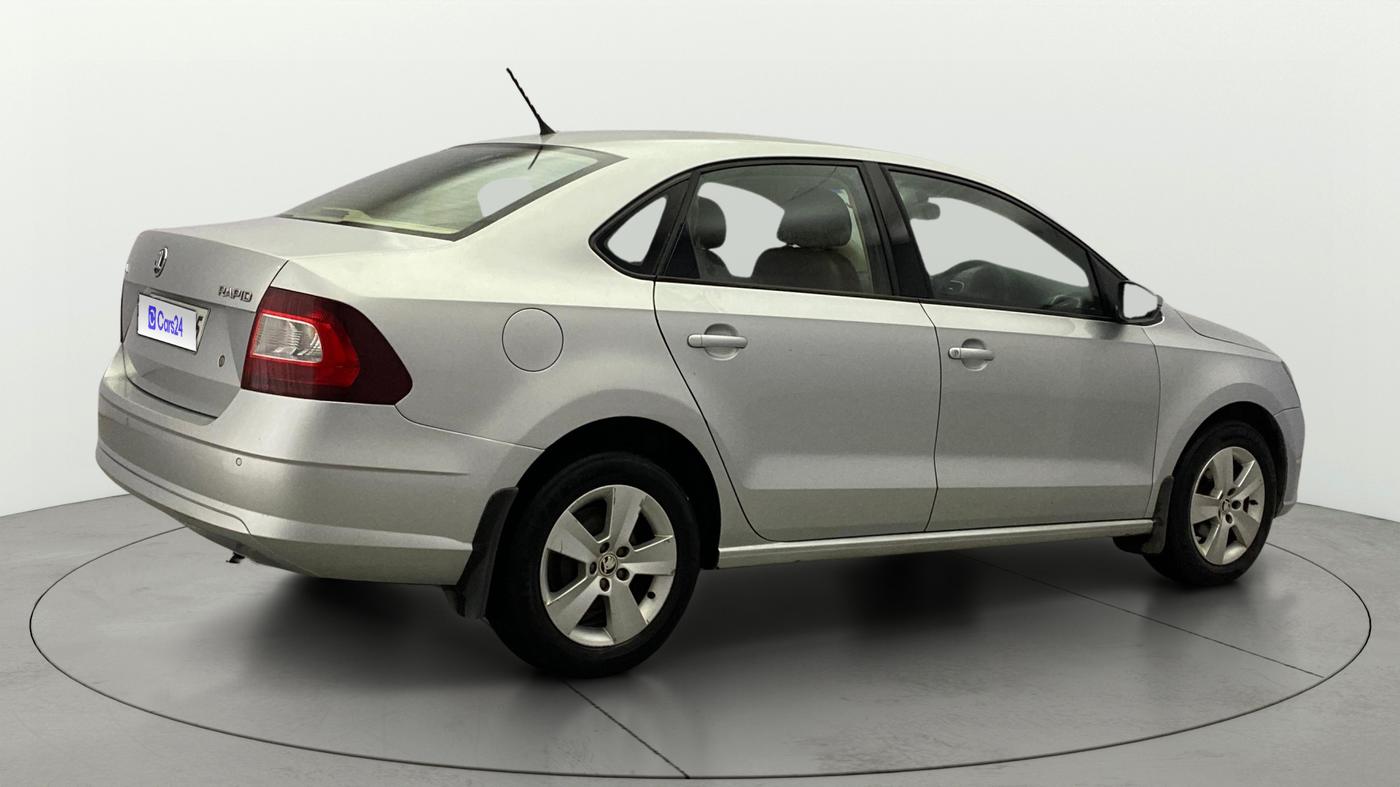 2021 Skoda Rapid AMBITION AT TSI, Petrol, Automatic, 1,11,308 km, Right Back Diagonal
