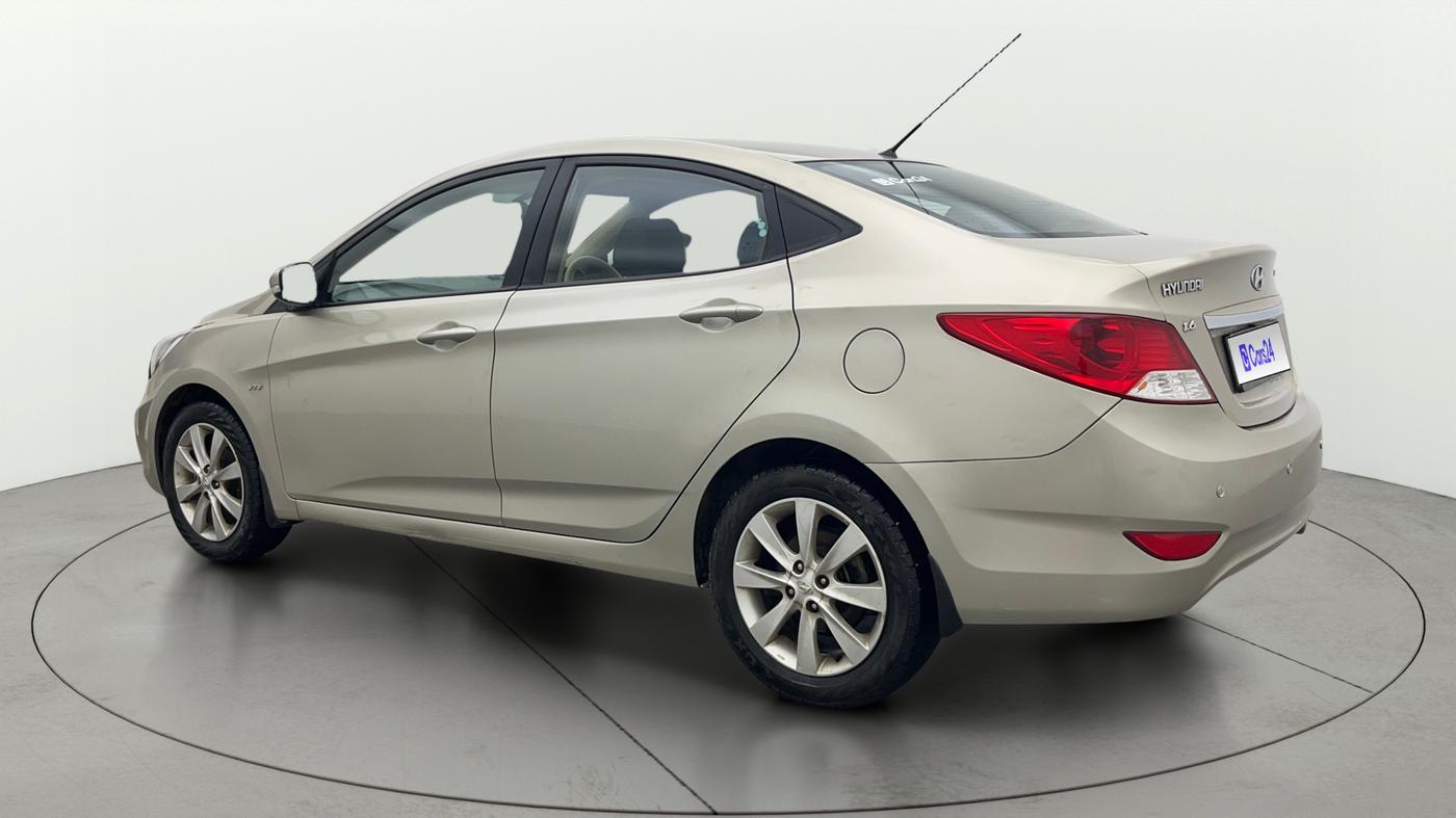 2012 Hyundai Verna FLUIDIC 1.6 VTVT SX, Petrol, Manual, 79,479 km, Left Back Diagonal
